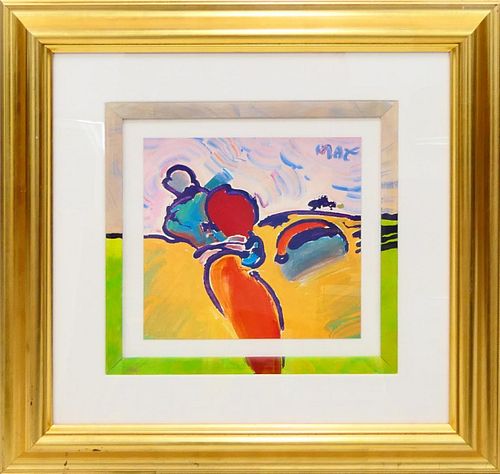 PETER MAX (USA B1937) PRINT WITH
