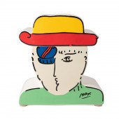 PETER MAX 'ZERO' CERAMIC LIDDE