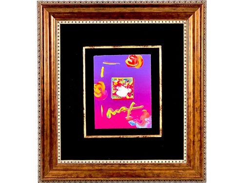 PETER MAX(B. 1937)HAND SIGNED MIXED