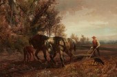 PETER MORAN, (1841-1914), FARM