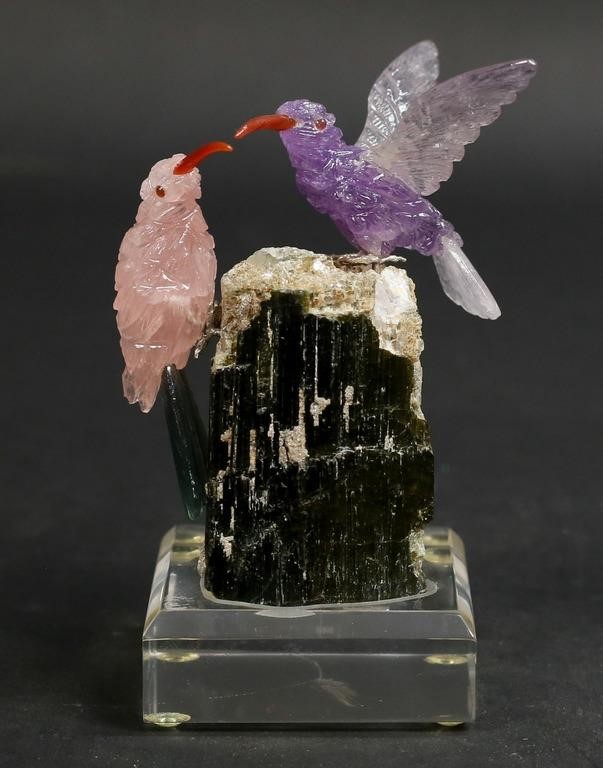 PETER MULLER QUARTZ HUMMINGBIRDS ON
