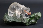 PETER MULLER STYLE CARVED QUAR
