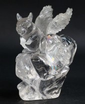 PETER MULLER STYLE CARVED QUAR