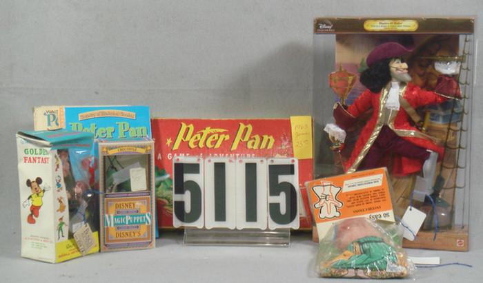 Peter Pan lot, game, mattel captain