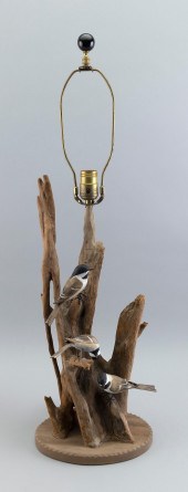 PETER PELTZ BIRD CARVING TABLE