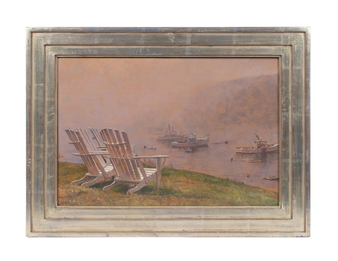 PETER POSKAS 'BURNING OFF, MONHEGAN