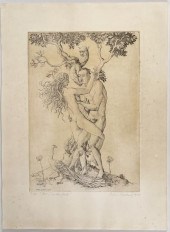 PETER PROKSCH ADAM & EVE LITHO