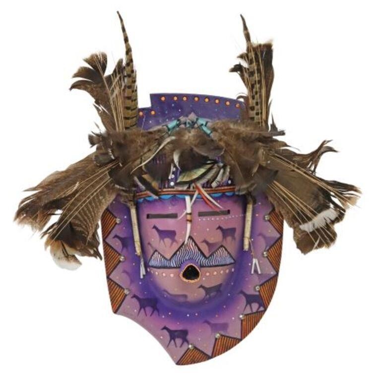 PETER R. JAMES NAVAJO FOLK ART MASK