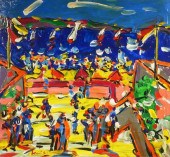 PETER ROBERT KEIL, OIL ON BOAR
