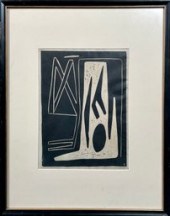 Peter Sager abstract black ink