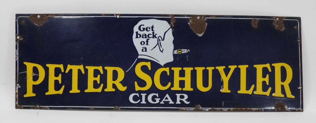 PETER SCHUYLER CIGAR ENAMEL