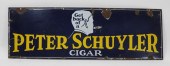 PETER SCHUYLER CIGAR ENAMEL AD
