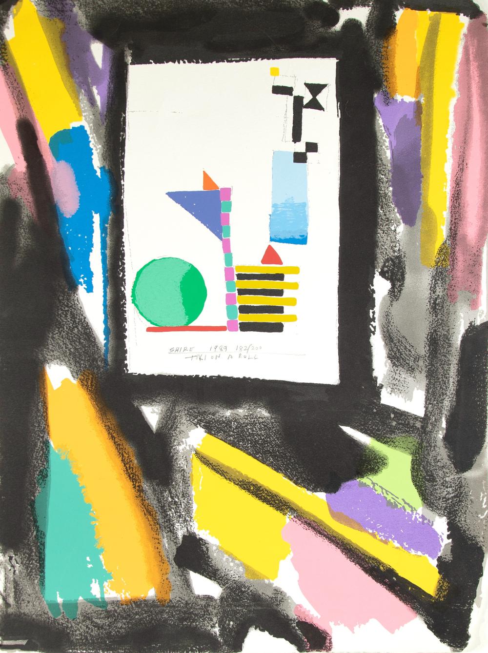PETER SHIRE, TIKI ON A ROLL,