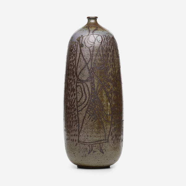 Peter Voulkos. early vase with