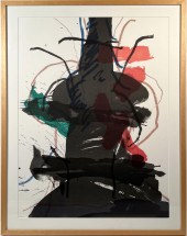 PETER VOULKOS LITHO, "FLY FACE
