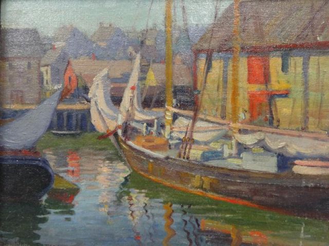 PETERSON Jane. Oil on Board of