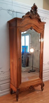 PETITE  19TH C. FRENCH ARMOIRE