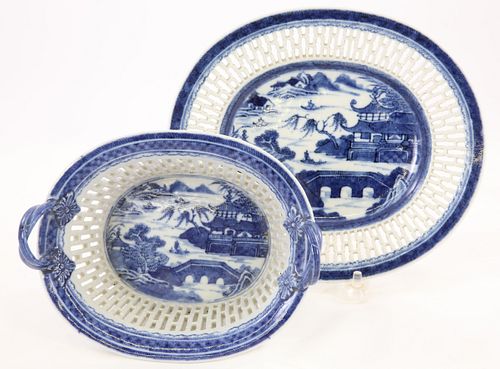 PETITE CANTON CHESTNUT BASKET, LATE