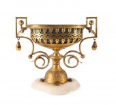 PETITE CONTINENTAL GILT BRASS