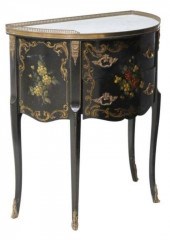 PETITE FRENCH DEMI-LUNE EBONIZ