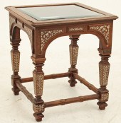 PETITE GLASS TOP OCCASSIONAL T