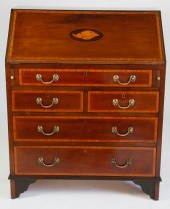 PETITE INLAID MAHOGANY SLANT F