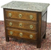 PETITE LOUIS XIV STYLE MARBLE-