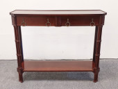 PETITE MAHOGANY CONSOLE TABLE<