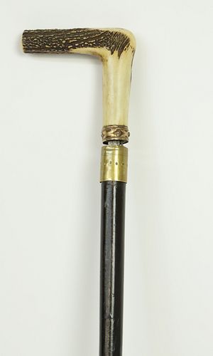 PETITE SWORD CANE, LATE 19TH