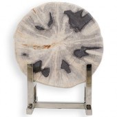 PETRIFIED WOOD ON STANDDESCRIP