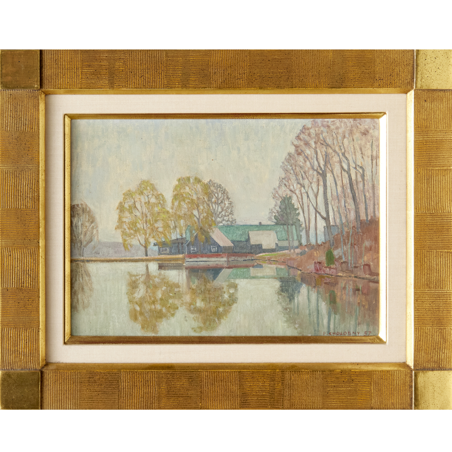 PETRO KHOLODNY, OIL ON BOARD,