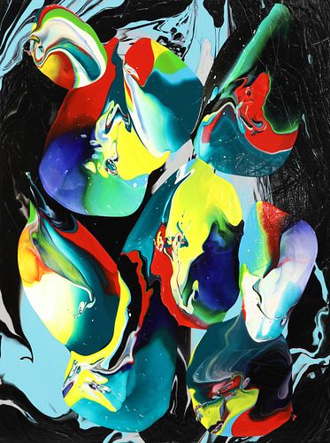 PETRONELLA GREER (B.1945) PAINTING,