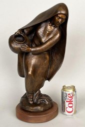 PETTIGREW, BRONZE SCULPTURE "W