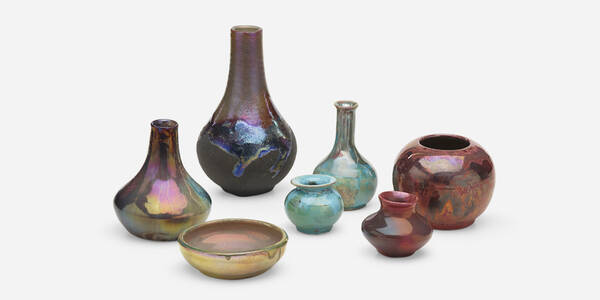 Pewabic Pottery. Collection of