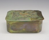 PEWABIC POTTERY COVERED BOXA 2