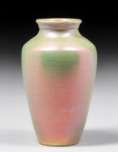 PEWABIC POTTERY IRIDESCENT GLA