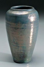 Pewabic Pottery vase, tapered