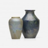 Pewabic Pottery. Vases, set of