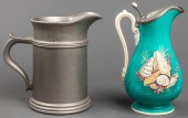 PEWTER AND PORCELAIN & SILVER