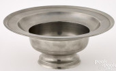 PEWTER BAPTISMAL BOWL BY ISRAE