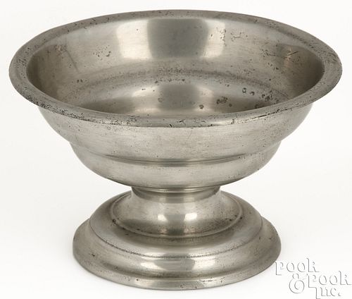 PEWTER BAPTISMAL BOWL BY THOMAS