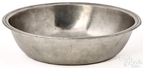 PEWTER BASIN BY FREDERICK