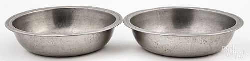 PEWTER BASINSPair of Graham &