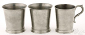 PEWTER BEAKERS BY ALLEN OR FRE