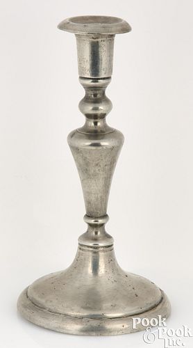 PEWTER CANDLESTICK BY TIMOTHY
