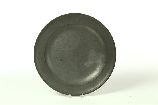 PEWTER CHARGER.  England  19th