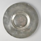 PEWTER CHARGERA "bubble bottom