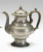 Pewter coffee pot    robert pa