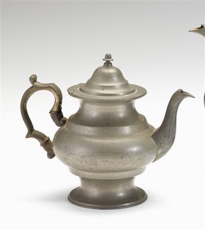 Pewter coffee pot    william