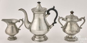 PEWTER COFFEEPOT BY DANIEL CUR
